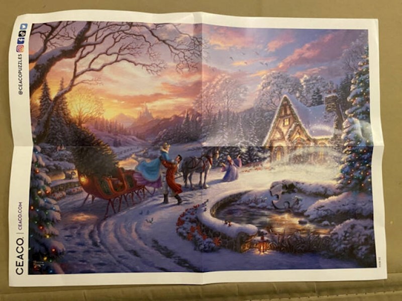 3. "Ispala mi je puzzla na sliku koju sam slagala i nisam je mogla pronaći nekoliko minuta"