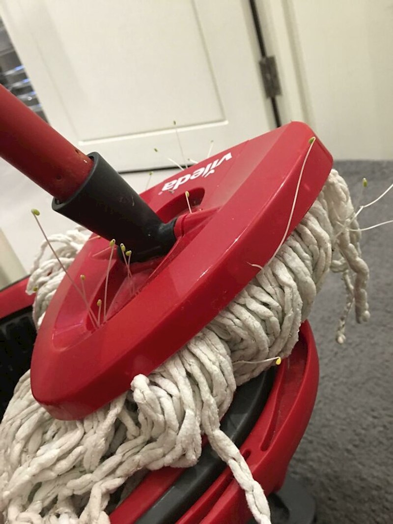 4. "Moja cimerica koja ne očisti krpu nakon što je počistila svoju spavaću sobu..."