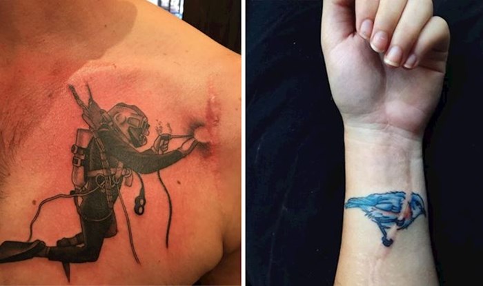 12 puta kada su tattoo majstori ožiljke pretvorili u umjetnička djela, ima baš odličnih primjera
