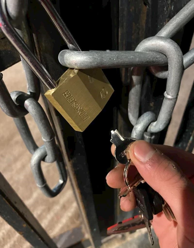 "Taman na dan kad sam radio ujutro i trebao otključati teretanu mi se ovo dogodilo."