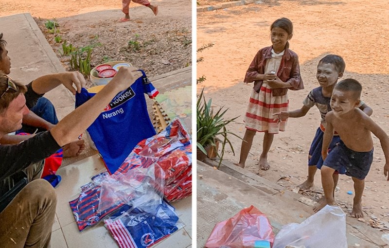 11. "Predivna reakcija djece u sirotištu nakon što sam ih pitao žele li ovu majicu"
