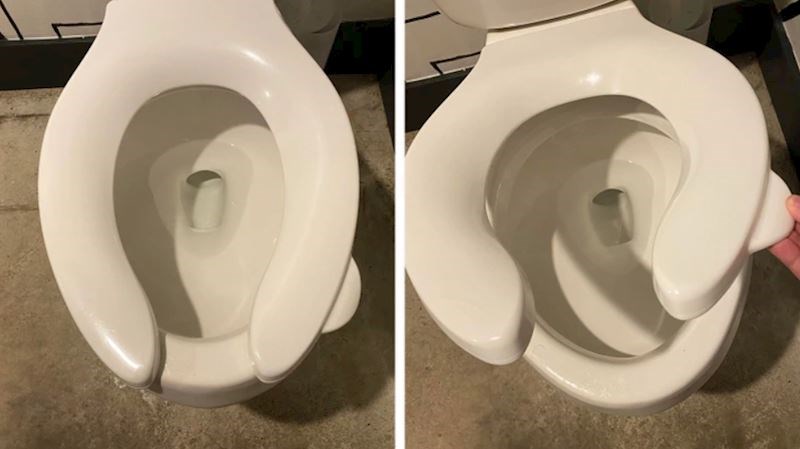 1. Pametno osmišljena wc daska koja ima poseban dio namijenjen za podizanje i spuštanje