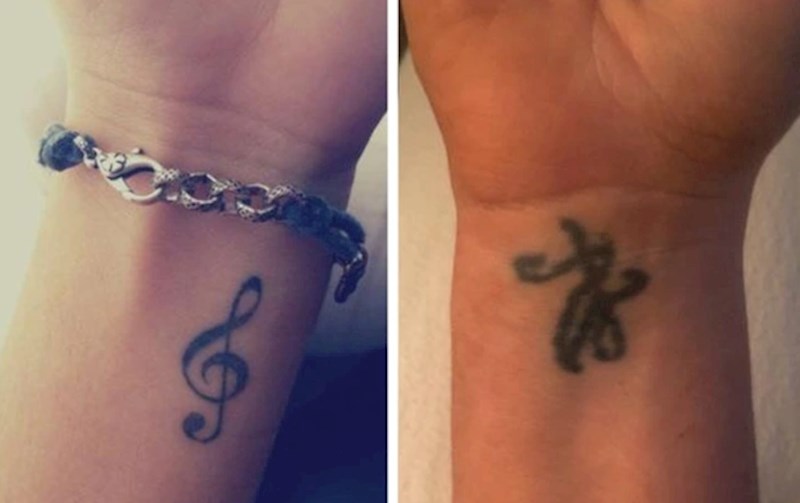 4. Pljunuti violinski ključ.