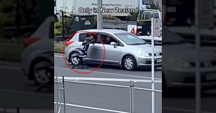 Prizor iz prometa u Novom Zelandu hit je na društvenim mrežama, pogledajte što su izveli ovi likovi