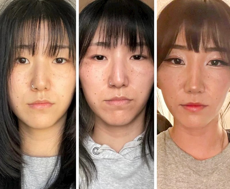 7. Malo drugačija frizura i drugačiji nos puno su utjecali na način na koji se vidi ova mlada žena