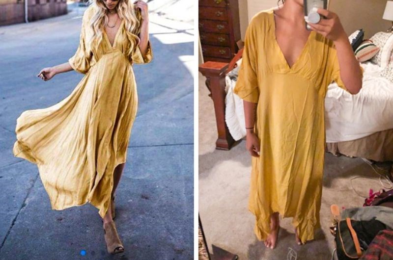 10. "Ova haljina izgleda "identično" kao ona koju sam naručila."