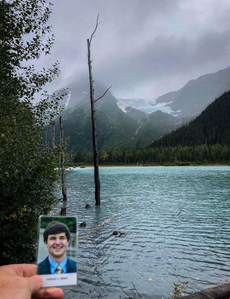 2. "Putovao sam kroz 50 država u uspomenu na svog prijatelja. Danas sam posjetio Aljasku s kojom sa završio putovanje"