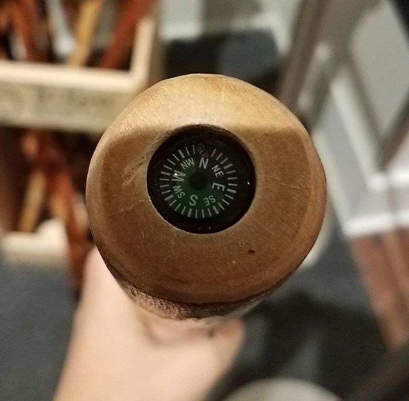 11. "Napravio sam štap koji u sebi ima kompas!"