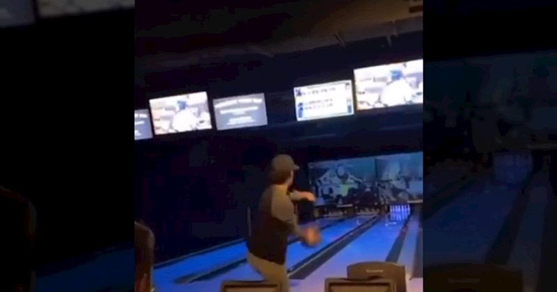 Scena iz kuglane viralni je hit. Pogledajte što se dogodilo nakon što je lik pokušao baciti kuglu