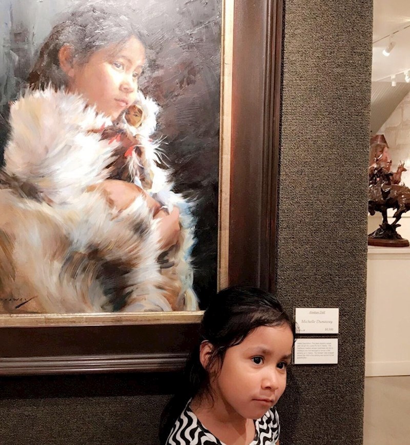 6. "Moja kćer izgleda gotovo identično kao djevojčica na slici"