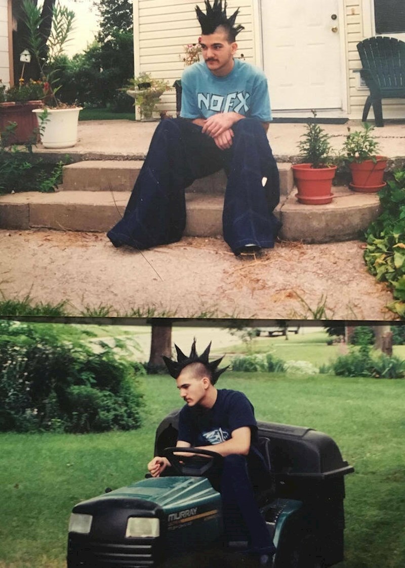 13. "Moja faza iz 2002. godine, od lude kose do širokih traperica"