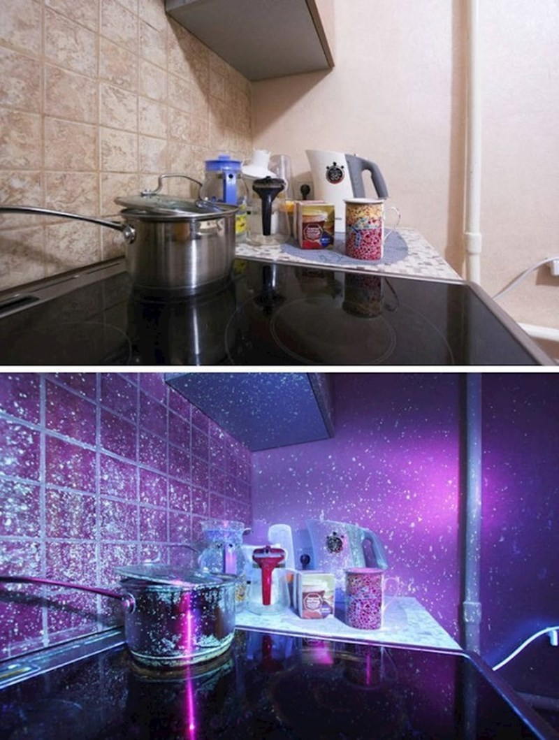 "Provjerili smo kako naša kuhinja izgleda pod UV svjetlom!"