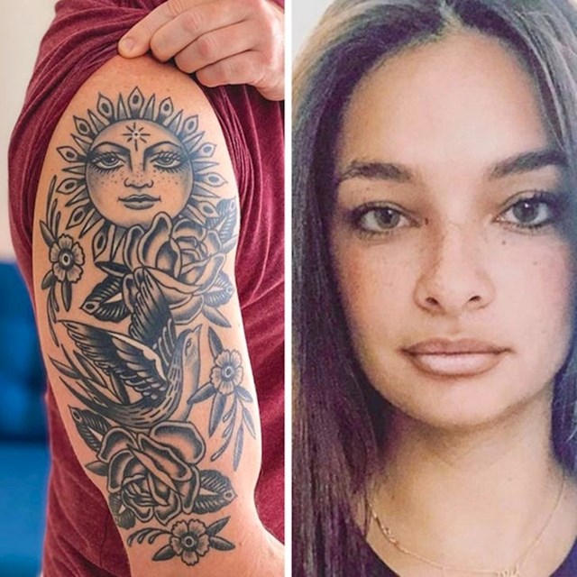 "Ponosan sam na svoju prvu tetovažu. Oblik sunca predstavlja moju zaručnicu"