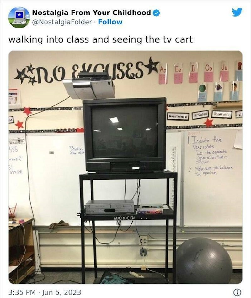 Kad bismo vidjeli ovo na ulasku u učionicu, znali smo da će dan biti dobar