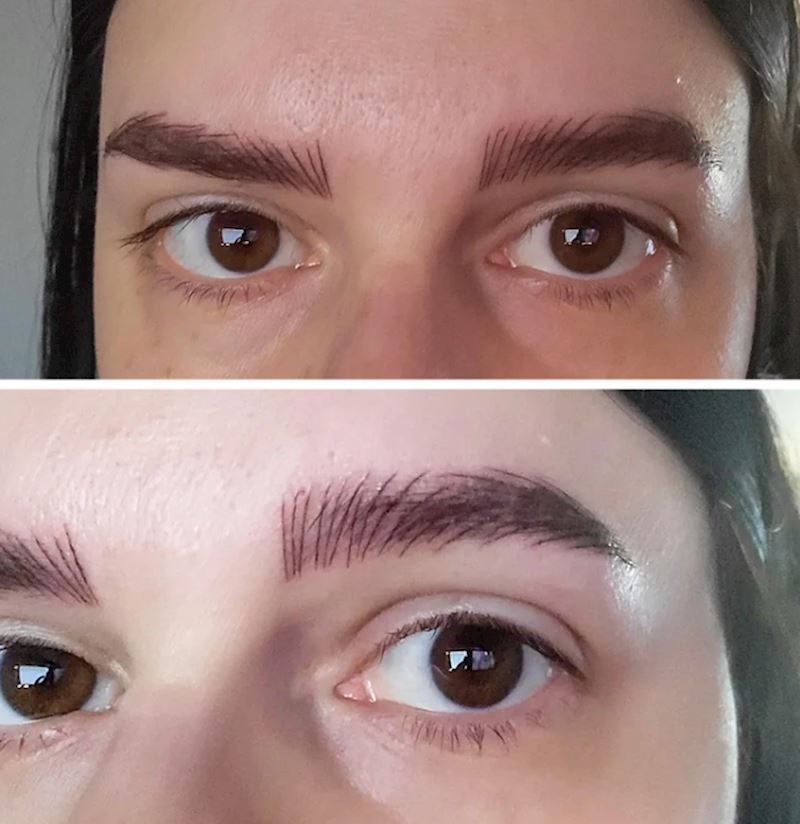 "Ali ljudi, kakve su ovo obrve?"