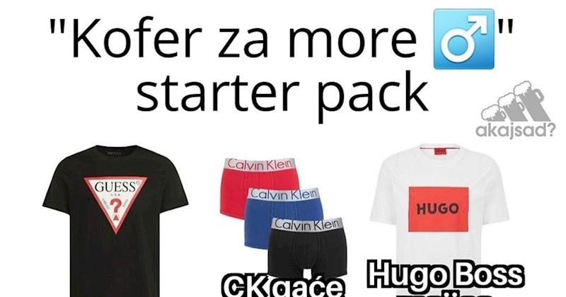 Urnebesna fora pokazuje što većina muškaraca nosi na more, ovo je takva istina!