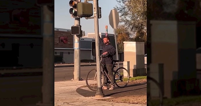 Prizor iz prometa iznenadio ljude na IG-u, pogledajte što je uspio napraviti muškarac na biciklu