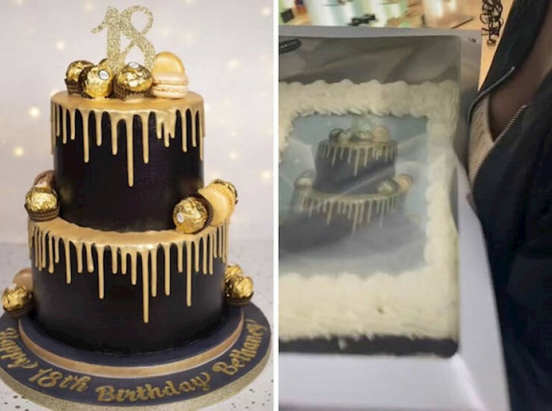 5. Torta koju su naručili i ono što im je stiglo...