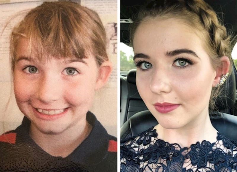 "Na prvoj slici sam imala devet, a na drugoj imam 19 godina. Kakva razlika!"