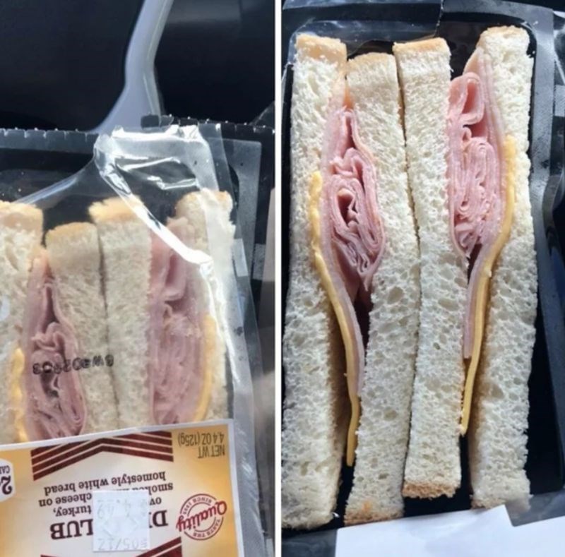 2. "A baš sam i ja naivno povjerovala da sam pronašla sendvič s ekstra šunkom."