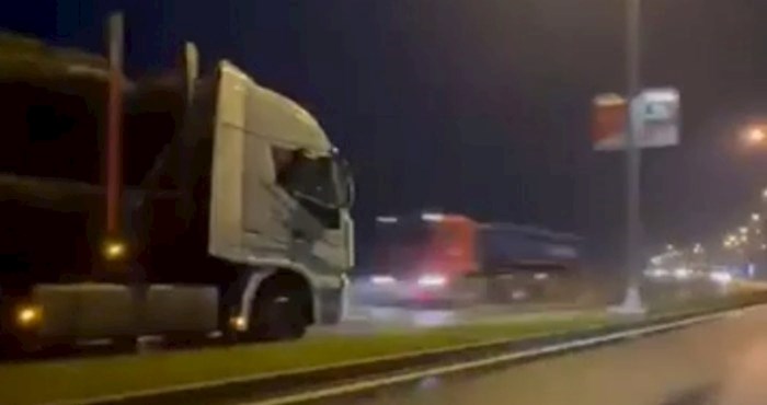 Ljude razbjesnio prizor na cesti kod Zagreba, smatraju da vozača kamiona treba zakonski kazniti