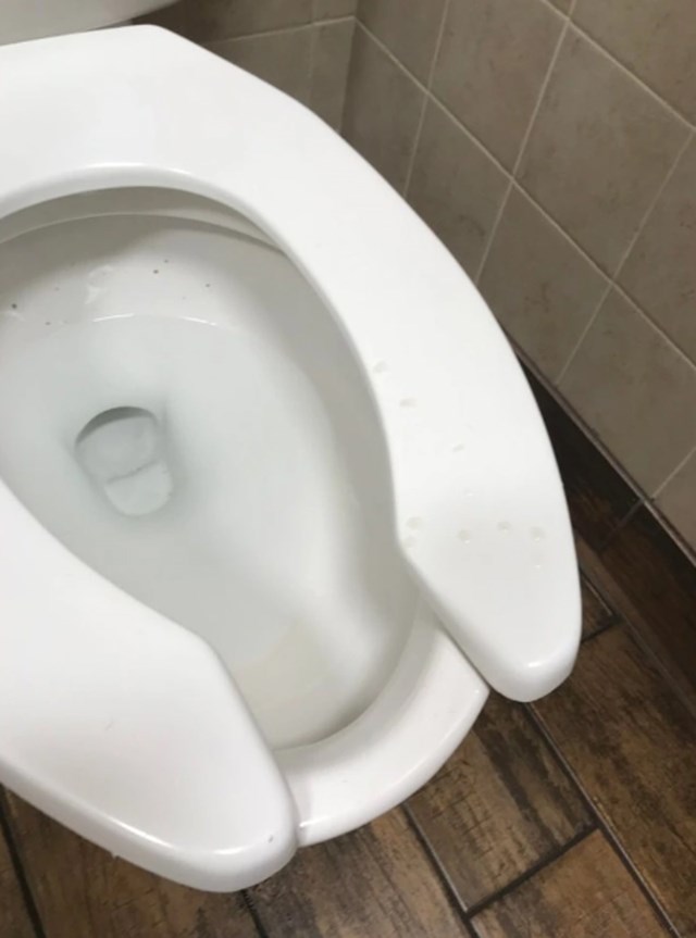Kad uđemo u javni toalet i vidimo da je daska u ovakvom stanju...