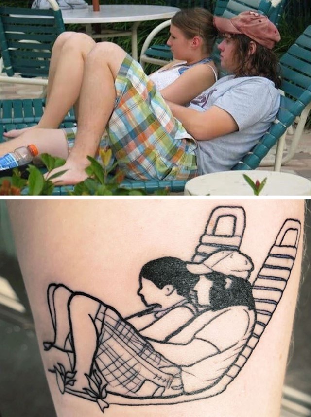 "Za prvu tetovažu sam odlučila tetovirati fotku supruga i mene kad smo imali 17 godina"