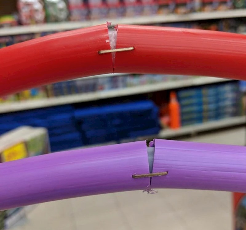 10. Žena je mislila da je ovo greška, ispada da je samo takav dizajn