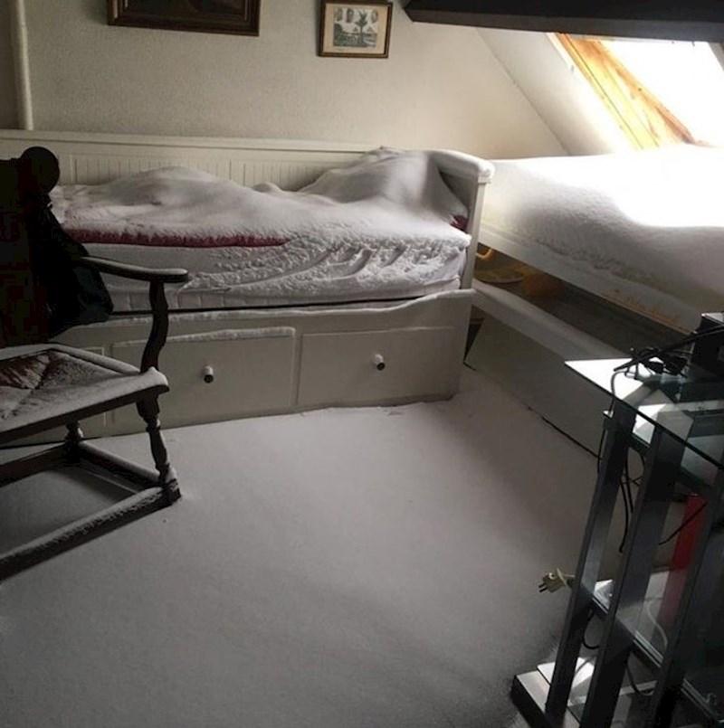 7. "Čini mi se da sam sinoć ostavila otvoren prozor..."