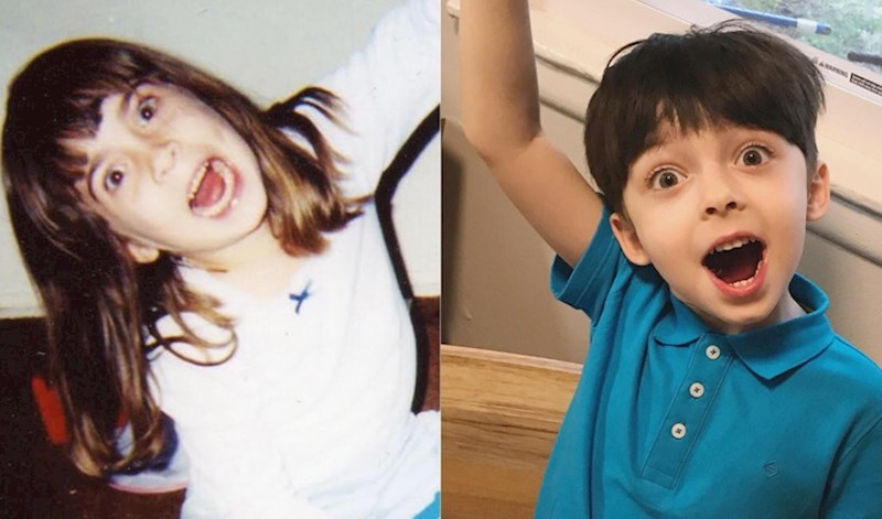 "Nema sumnje da je on moj sin. Izgleda identično kao ja dok sam bila mala"