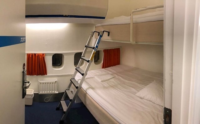 Boeing 747 pretvoren je u hostel u zračnoj luci Arlanda, ovako izgleda jedna soba