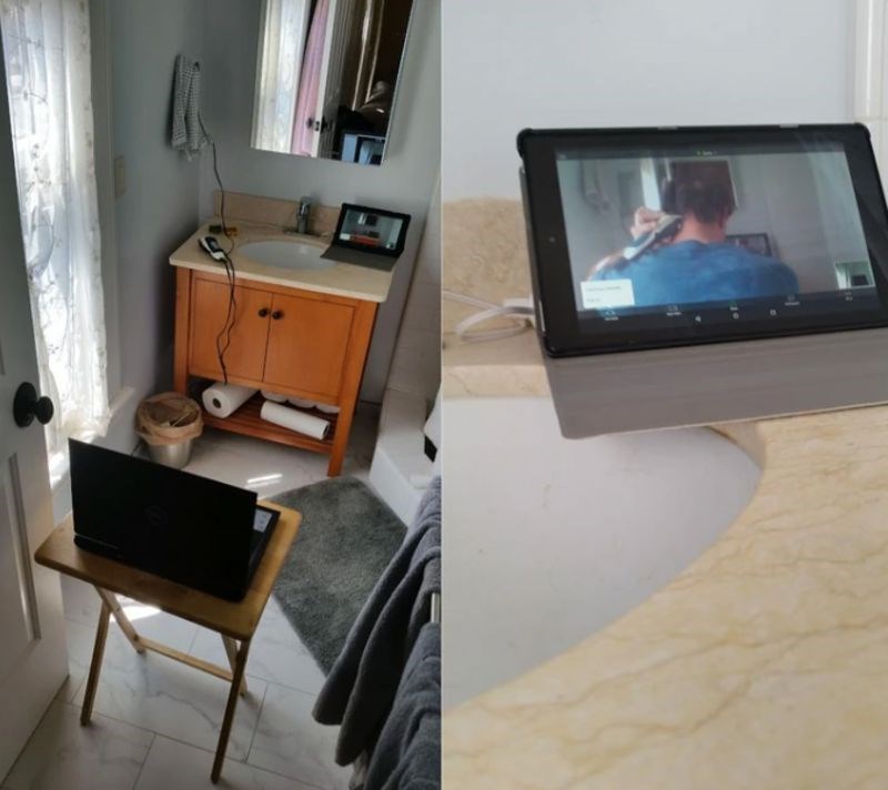 1. "Evo ideje kako da se sami ošišate bez da se usput i unakazite."