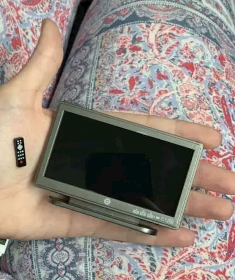 1. "Naručila sam televizor preko interneta. Poslali su mi ovo i još su bili toliko bezobrazni i poslali mi daljinski!"