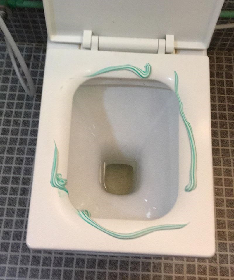 1. "Moja nećakinja me odlučila nasamariti. Ne znam kako je mislila da neću primijetiti pastu za zube"