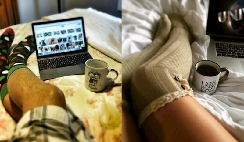 13. Cura je objavila ovu fotku (druga slika) na društvenim mrežama pa joj je tata stavio svoju verziju (prva slika)