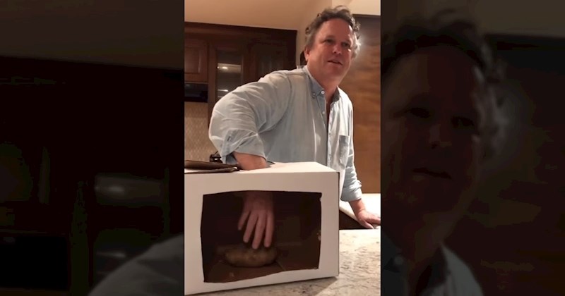 Odlučili se našaliti s tatom i tražili da pogodi što je u kutiji. Nasmijat će vas njegova reakcija