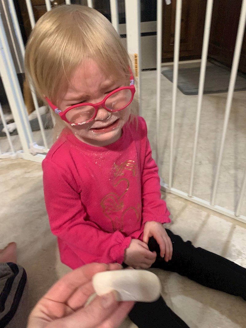 1. "Pobjegla je u kupaonicu i otrčala sa sapunom. Pronašla sam je u njezinoj sobi dok ga je pokušala pojesti"