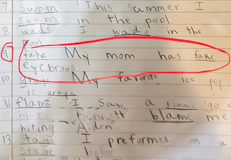 8. Ni ova mama sigurno nije bila presretna odgovorom 😂