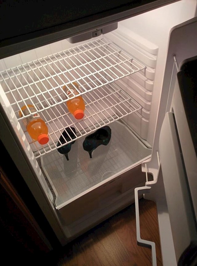 14. Kako izgleda studentski frižider nakon izlaska?