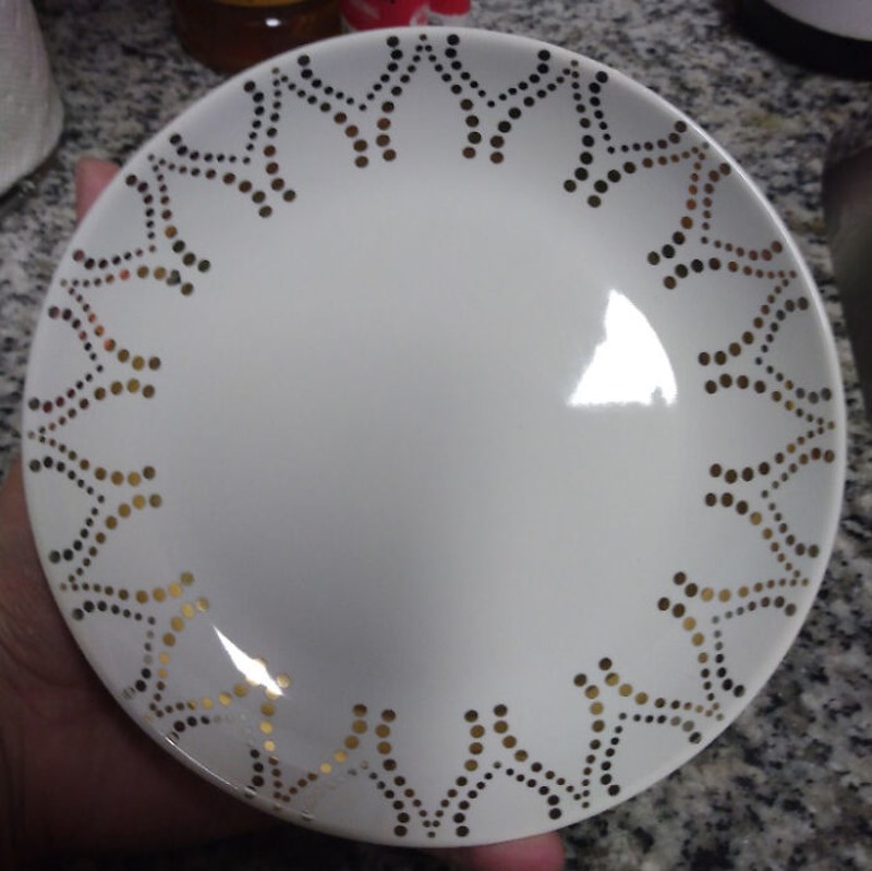 Osim uzoraka krugova, na tanjuru se nalazi i jedno srce, možete li ga pronaći?