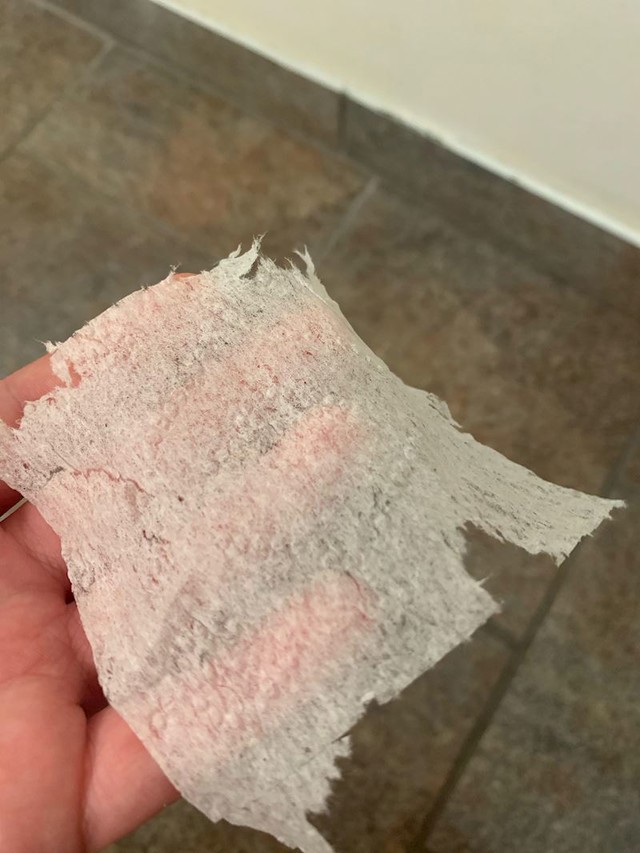 "Wc papir u hotelu u kojem odsjedam..."