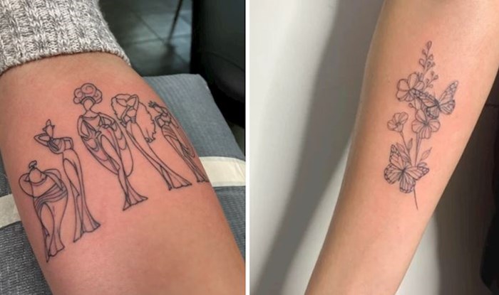 15+ obožavatelja minimalizma koji su svoje kreativne ideje pretvorili u predivne tetovaže