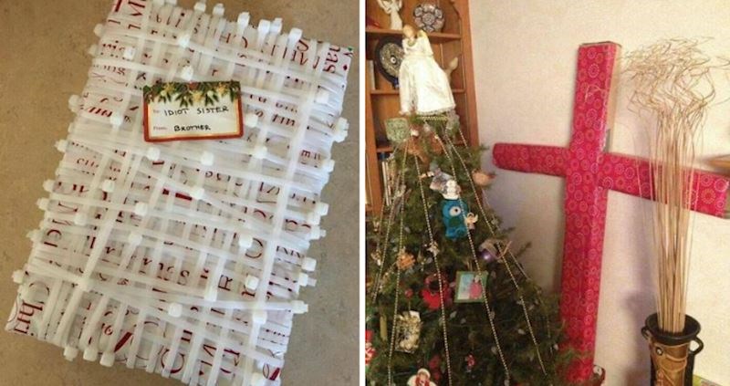 Ovi ljudi uspjeli su sve zbuniti pakiranjem svojih božićnih darova, pogledajte 20+ domišljatih ideja