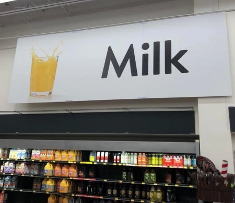 Ovdje ne stoji mlijeko...