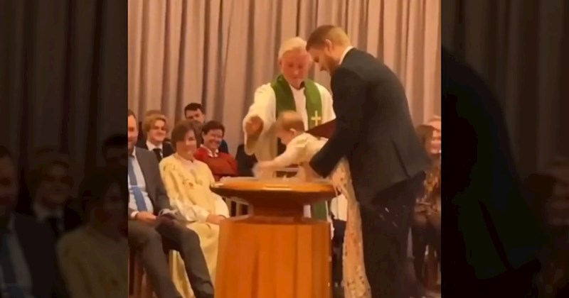 Snimka krštenja jedne bebe nasmijala je tisuće na Instagramu, odmah će vam biti jasno zašto