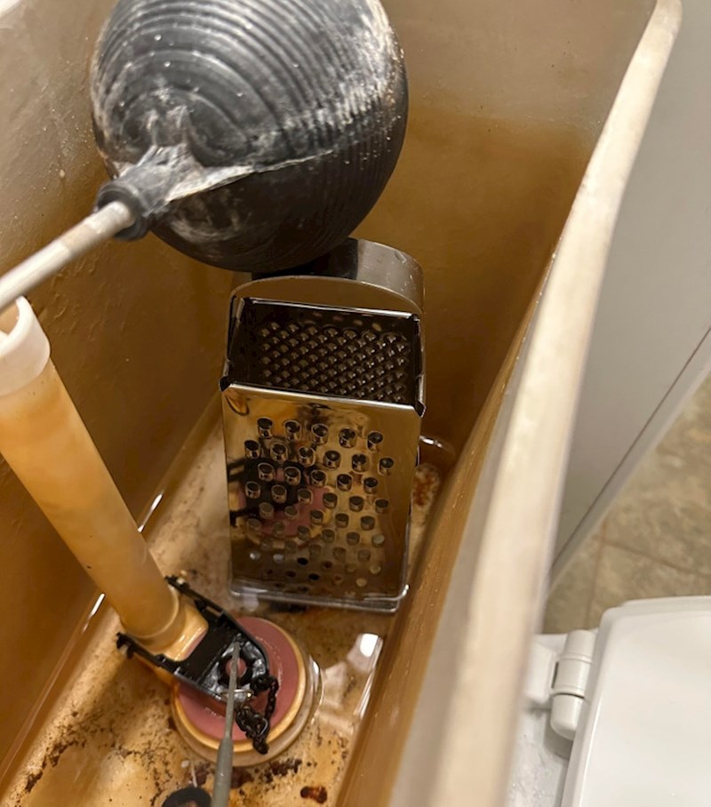 "Ako želite biti kreativni vodoinstalateri kao moj suprug, evo jednog njegovog izuma"