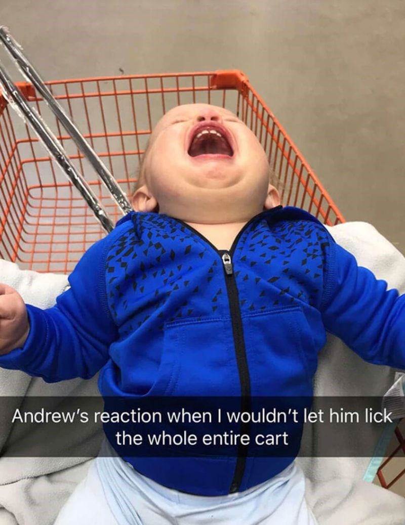 5. "Ovako je reagirao jer mu nisam dao da liže kolica."