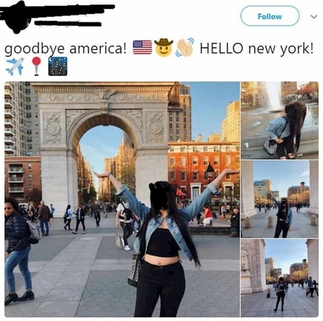 Mislila je da New York nije u SAD-u.