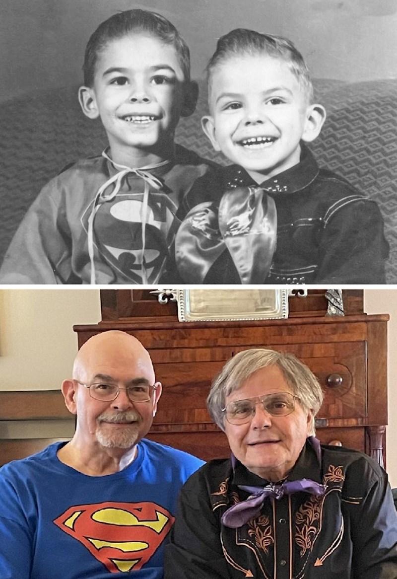 "I 70 godina kasnije, moj brat (s desna) je i dalje moj najbolji prijatelj"