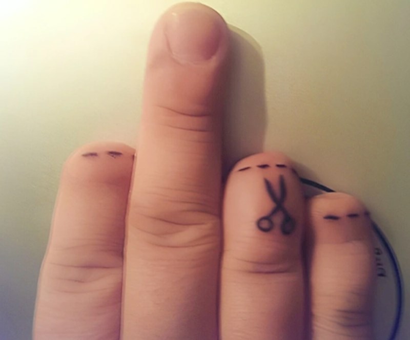 Bitno da je ovaj prst ostao netaknut